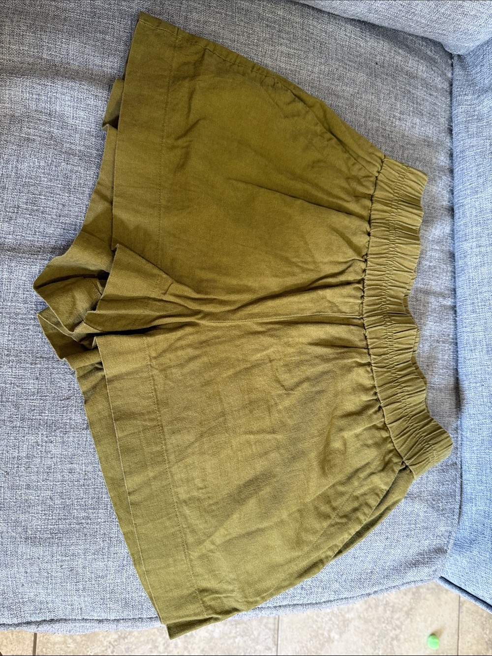 a new day Olive Green Women's Elastic Waist Skort